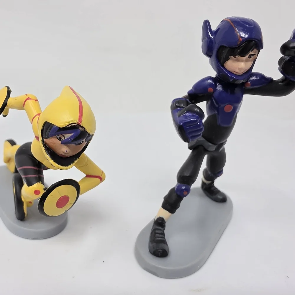 Big Hero 6 Baymax Hiro Tadashi Action Figure Toy Lot
